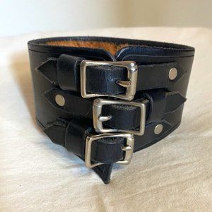 Lusty Leather Genuine Leather Posture Collar- Size XS
